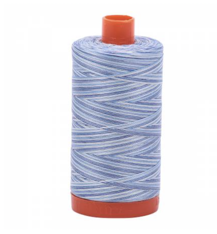 50wt Aurifil Thread - Variegated Blue #4655 - 1422 Yard Spool — The  Mountain Thread Company (TM)